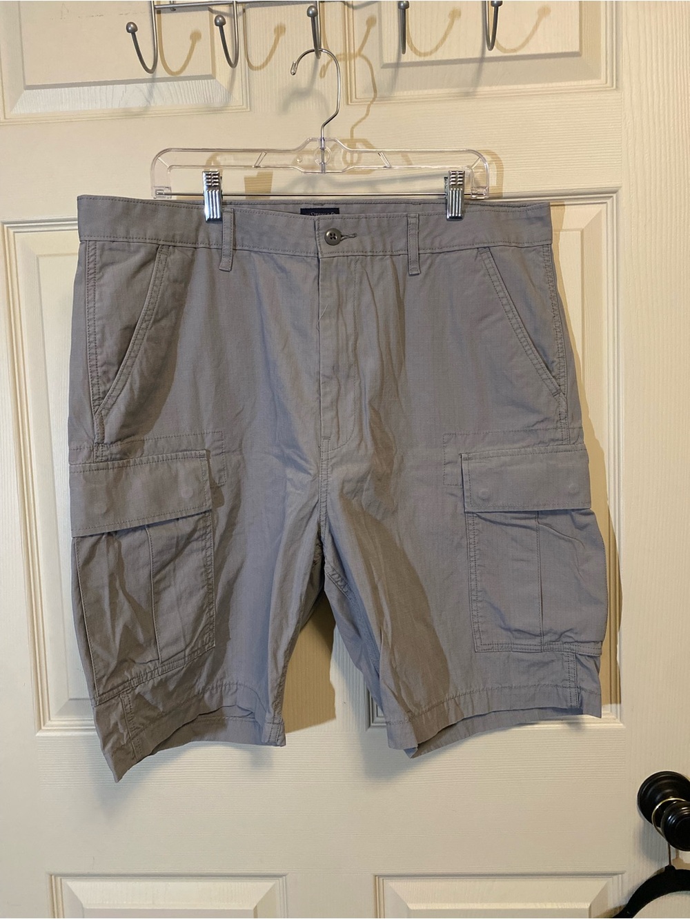 Levi's Light Gray Cargo Shorts with Utility Pockets